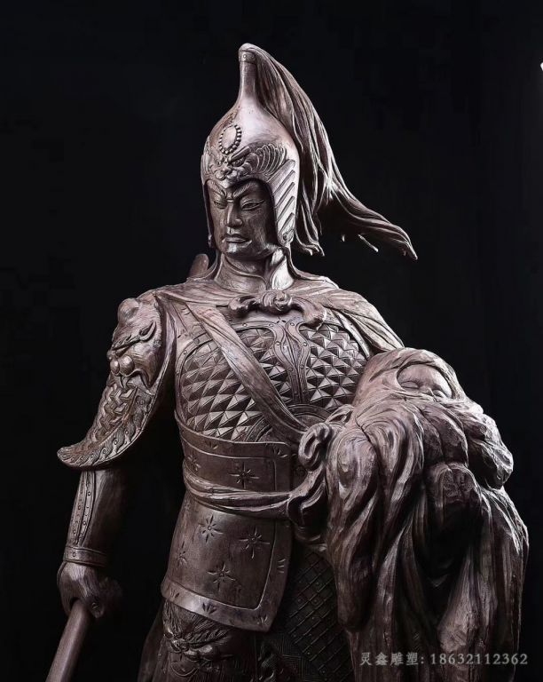 吉安古代赵云广场景观铜雕