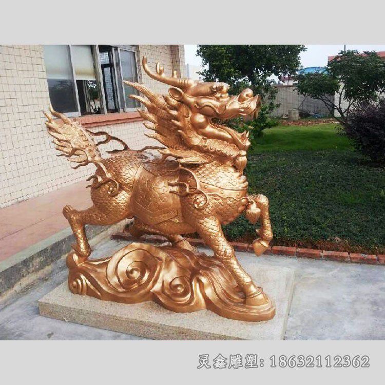 宜春神兽狮子城市景观铜雕