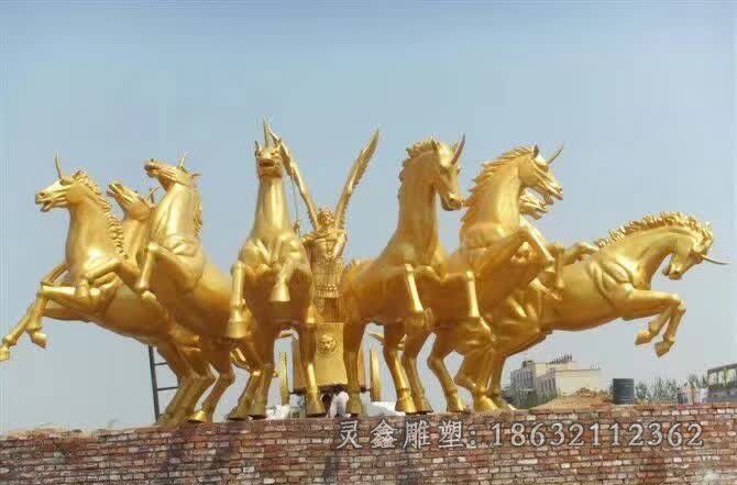 宜春阿波罗广场人物景观铜雕