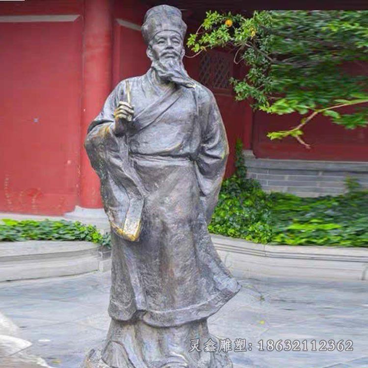 新余北宋文学家苏轼人物铜雕