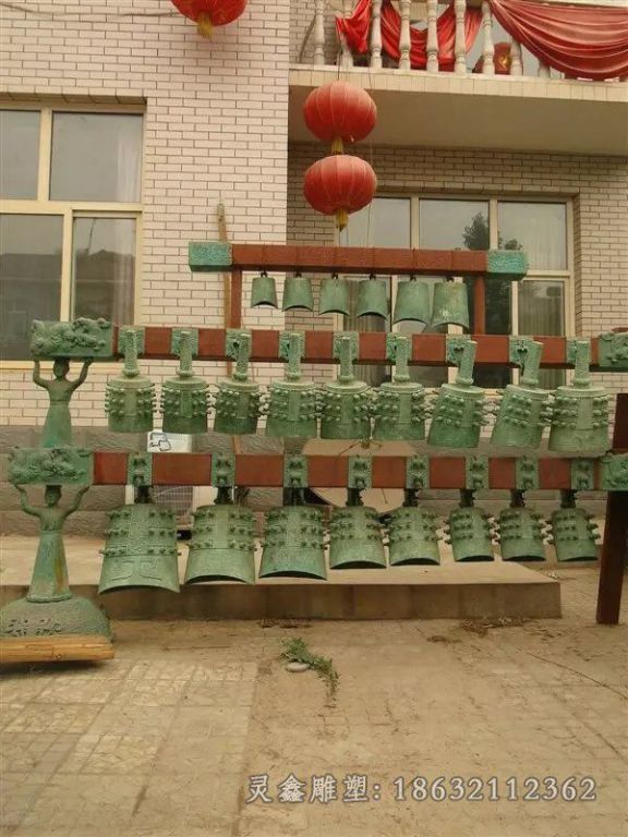景德镇仿古青铜编钟广场铜雕