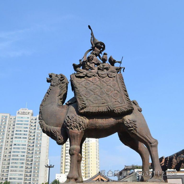 上饶动物骆驼城市景观铜雕
