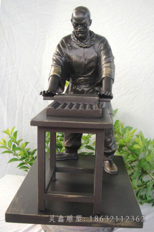 南昌古代人物民俗广场铜雕