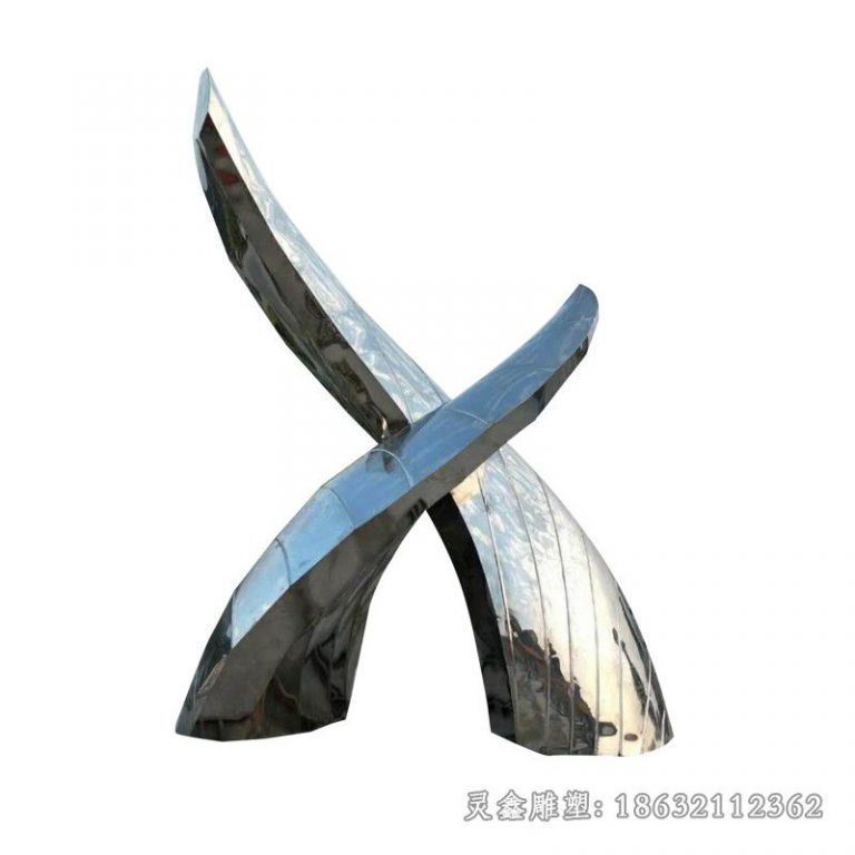 南昌不锈钢抽象莴笋城市雕塑