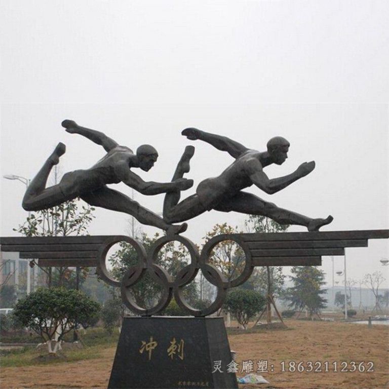 南昌冲刺人物校园景观铜雕