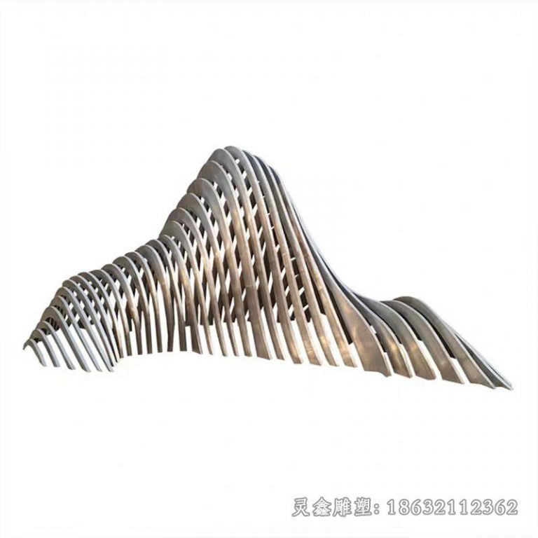 不锈钢假山雕塑 (11)