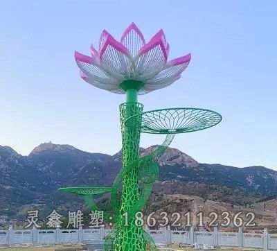 不锈钢公园雕塑 (2)