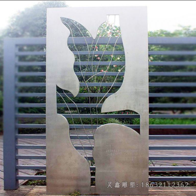 不锈钢剪纸 广场景观雕塑
