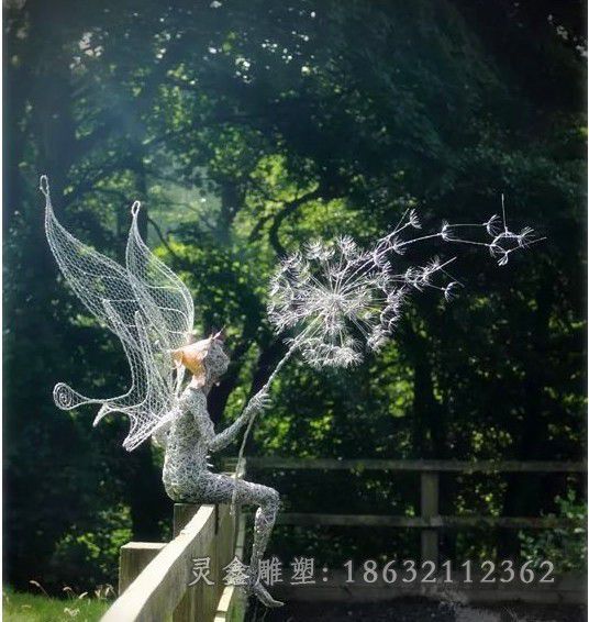不锈钢蒲公英雕塑 (23)