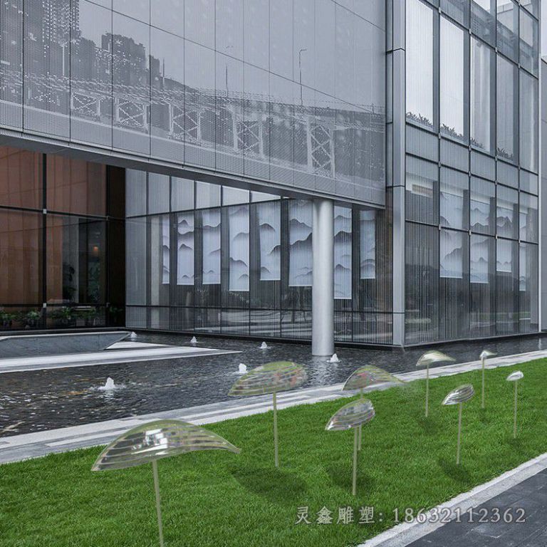 赣州不锈钢镜面动物鱼景观雕塑