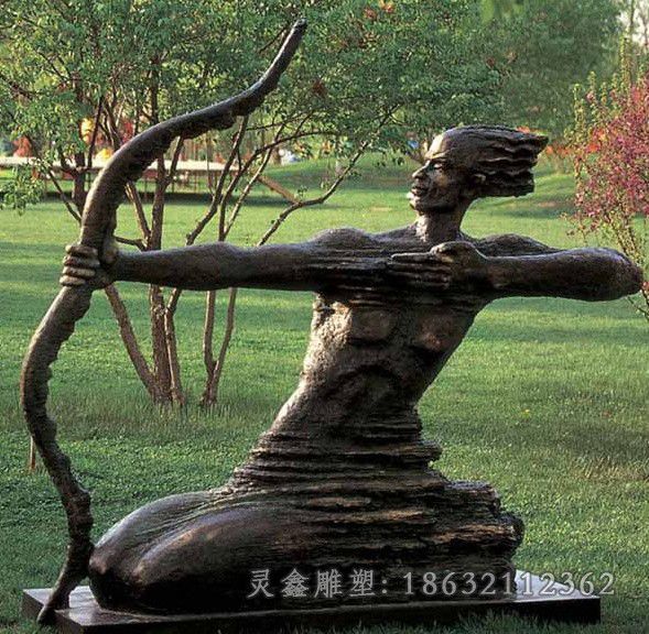 广场抽象景观铜雕 (25)