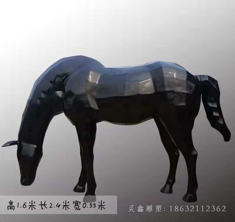 不锈钢马雕塑 (54)