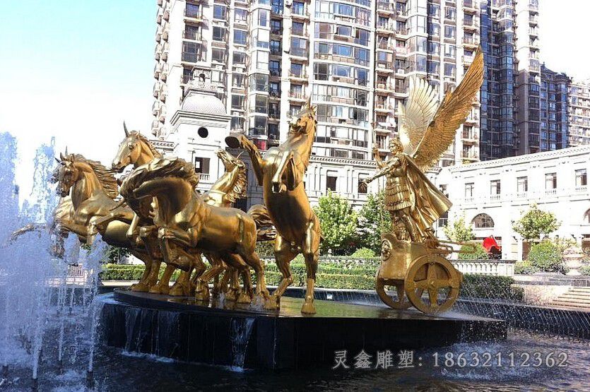 六匹飞马铜雕，阿波罗铜雕(1)