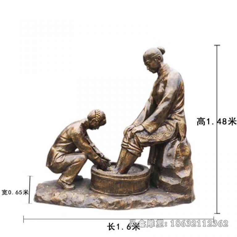 孝道人物雕塑 (1)