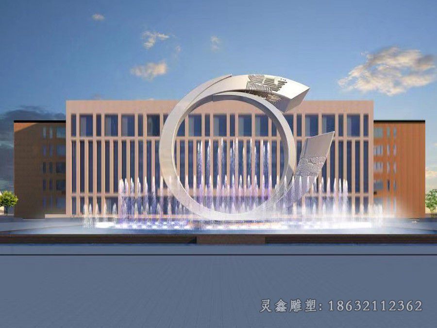 不锈钢视觉景观雕塑