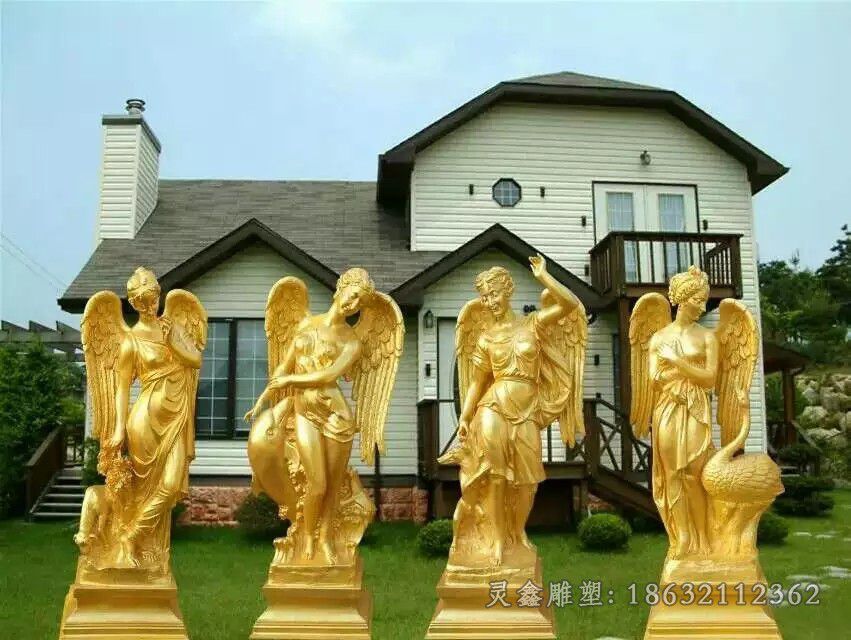 四季女神铜雕，四天使铜雕