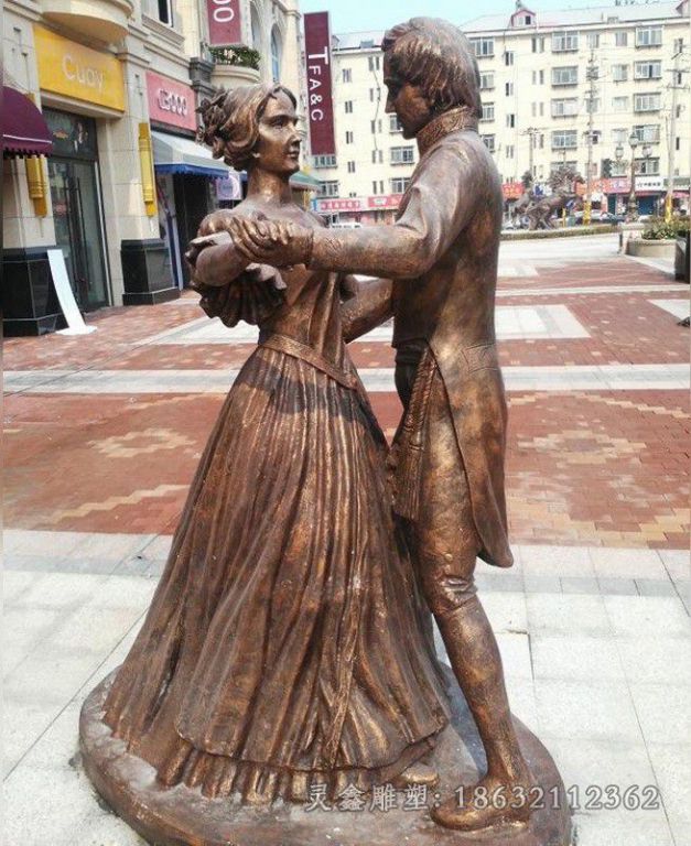 铜雕广场跳舞人物雕雕塑_看图王