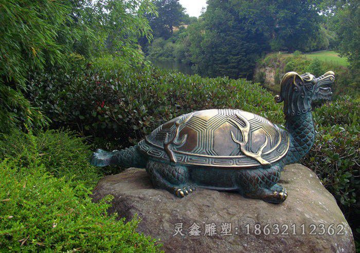 铜雕海龟雕塑，乌龟铜雕