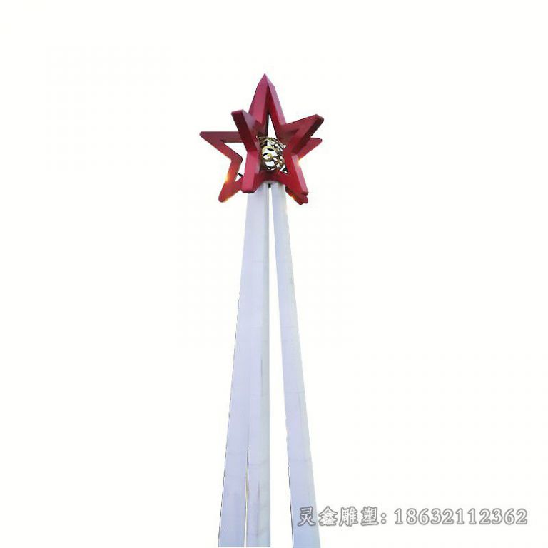 不锈钢樱花 广场景观雕塑 (2)