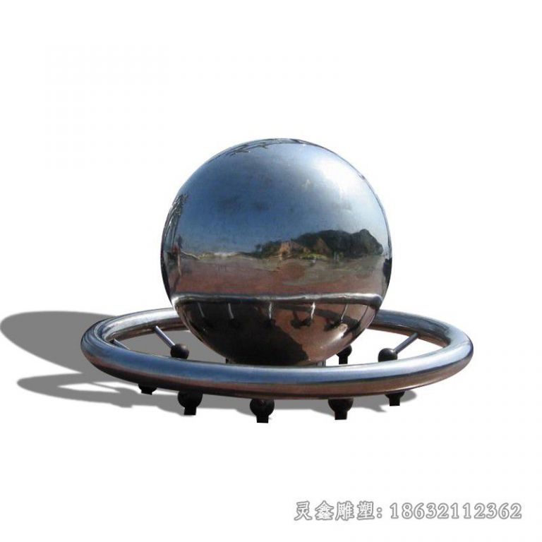 不锈钢圆球 广场景观雕塑