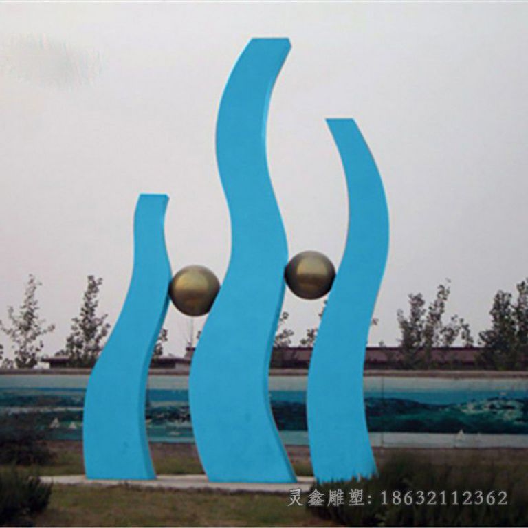 不锈钢源雕塑，不锈钢公园抽象雕塑