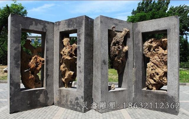 校园文化景观铜雕