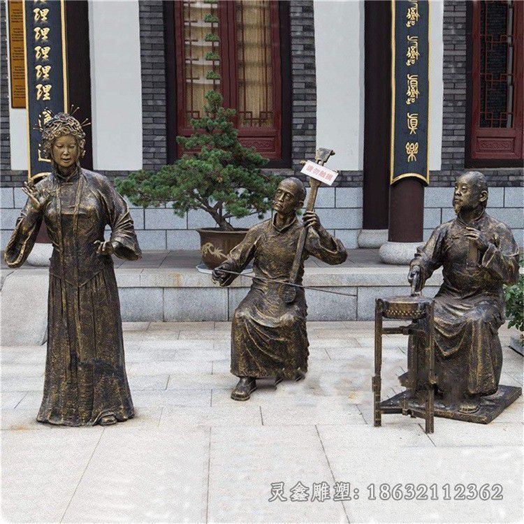 小品户外广场步行街景观铜雕 (7)