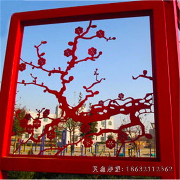 不锈钢剪纸雕塑