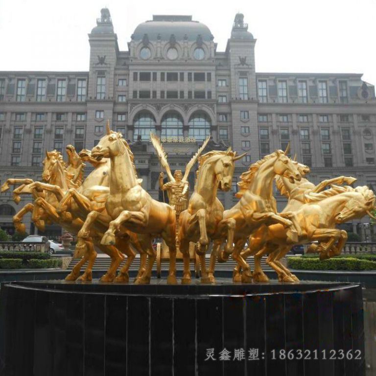 阿波罗战车铜雕 (46)