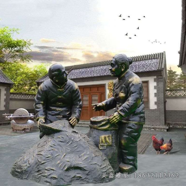 民俗景观铜雕 (6)