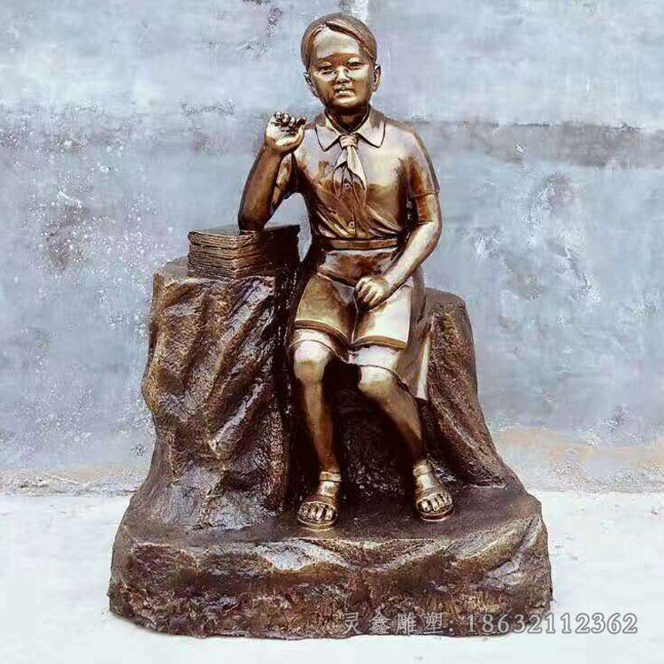 读书人物雕塑，广场景观雕塑 (4)