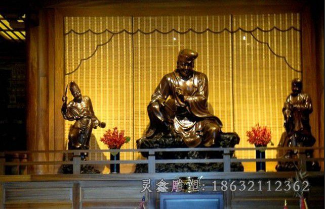 道济和尚人物铜雕 (3)