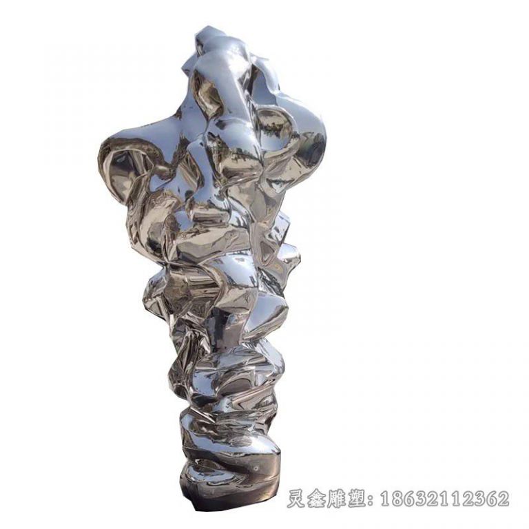 抚州不锈钢太湖石标志雕塑