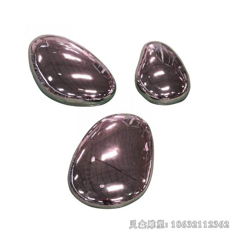 新余不锈钢鹅卵石标志雕塑