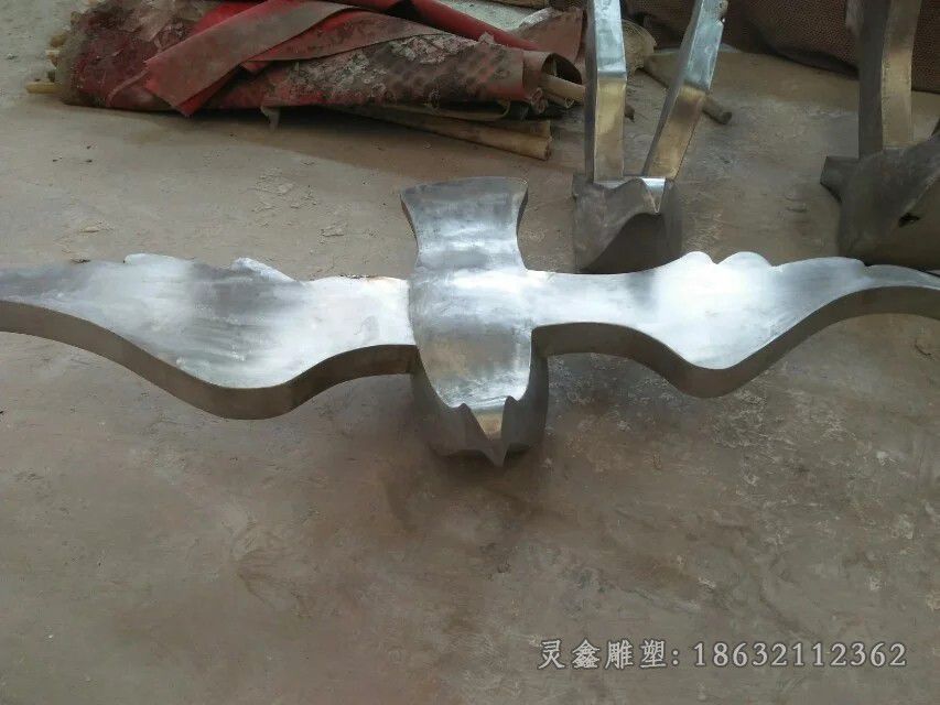 九江动物鸽子镜面不锈钢雕塑