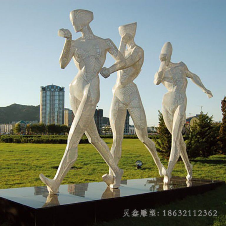 宜春不锈钢竞走运动人物雕塑