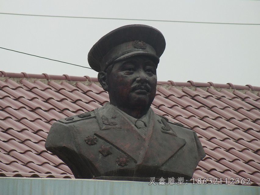 萍乡伟人十大元帅胸像铜雕