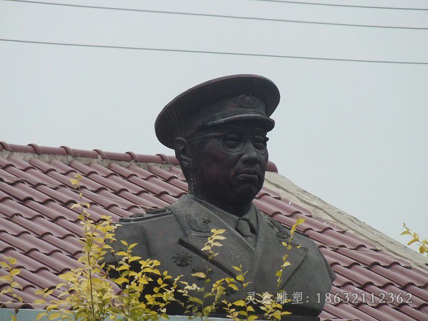宜春十大元帅人物胸像景观铜雕