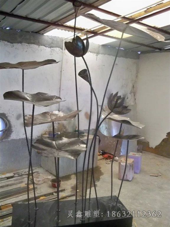 抚州荷花标志景观铜雕