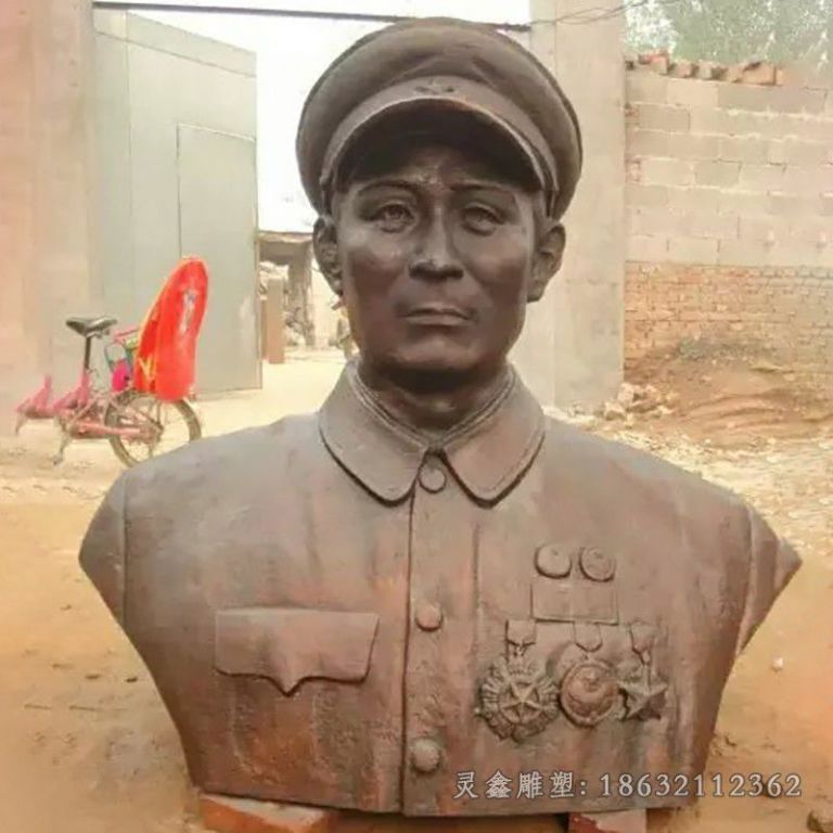 抚州元帅胸像名人景观铜雕