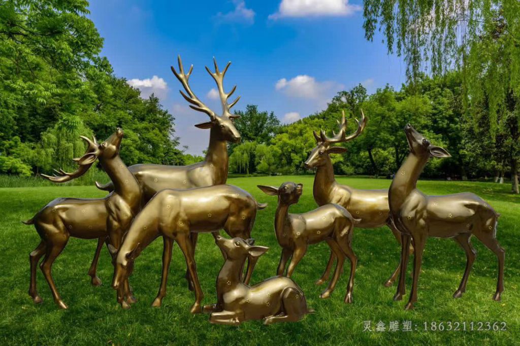 南昌群雄逐鹿校园景观铜雕