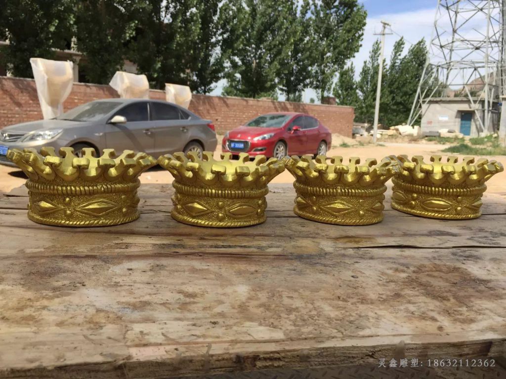 景德镇皇冠标志景观铜雕