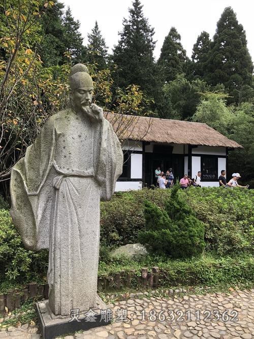 白居易公园人物铜雕