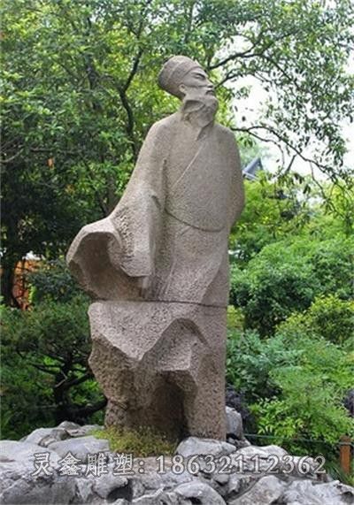 白居易广场人物铜雕