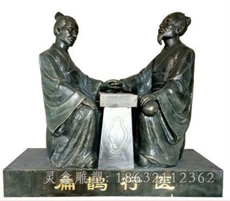 扁鹊行医人物铜雕