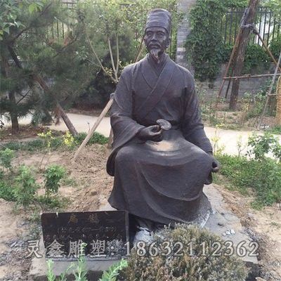 扁鹊行医公园人物铜雕