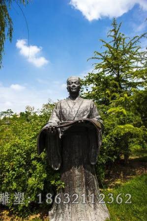 蔡伦户外人物铜雕