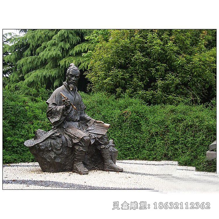 军事家范蠡公园铜雕