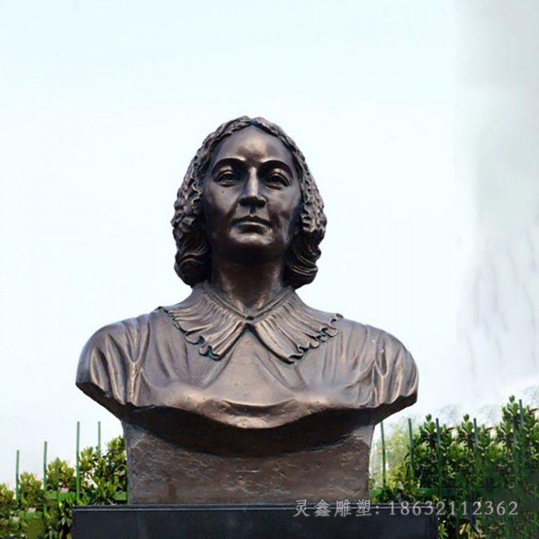 南丁格尔公园人物铜雕