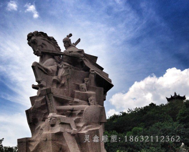 戚继光广场景观铜雕